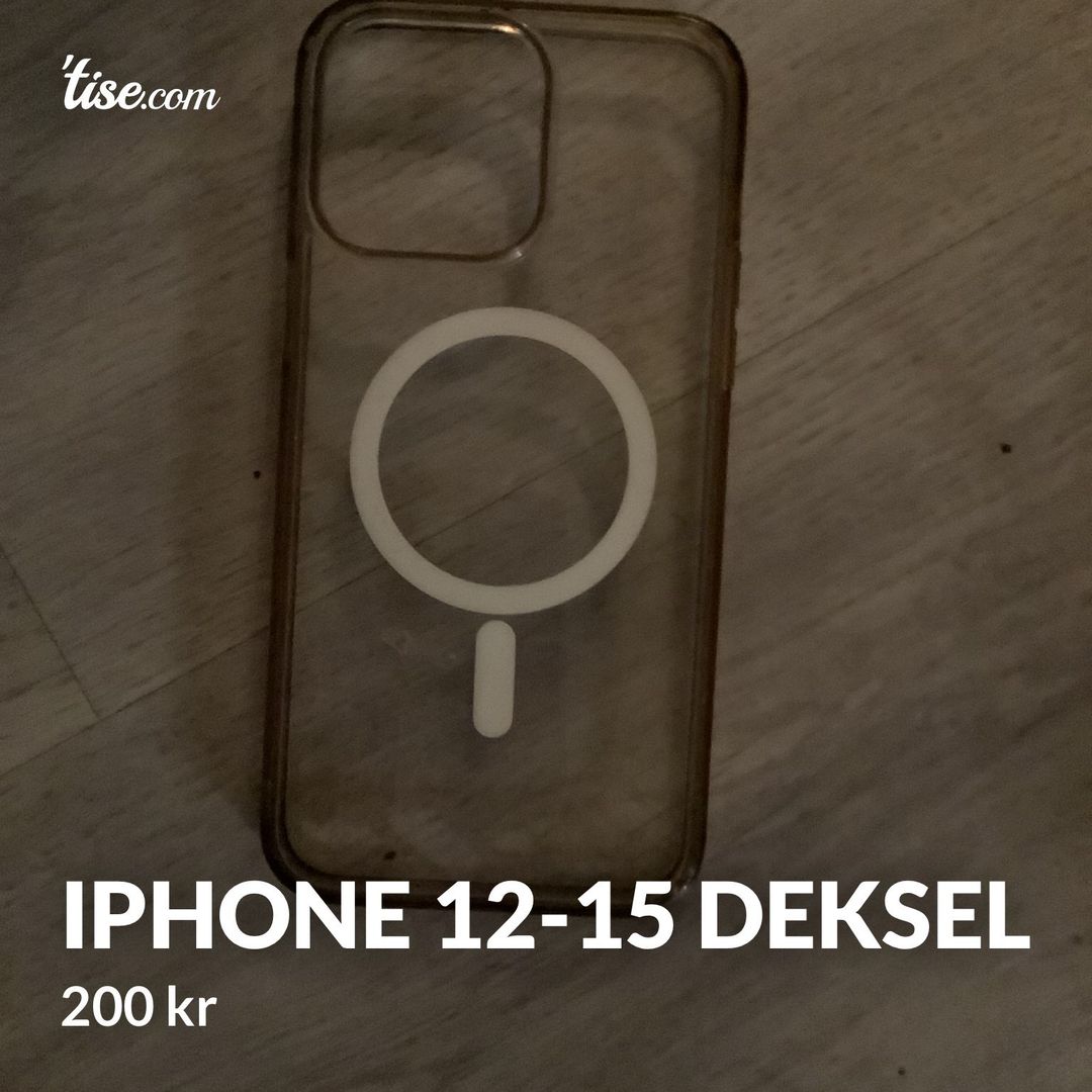 IPHONE 12-15 DEKSEL