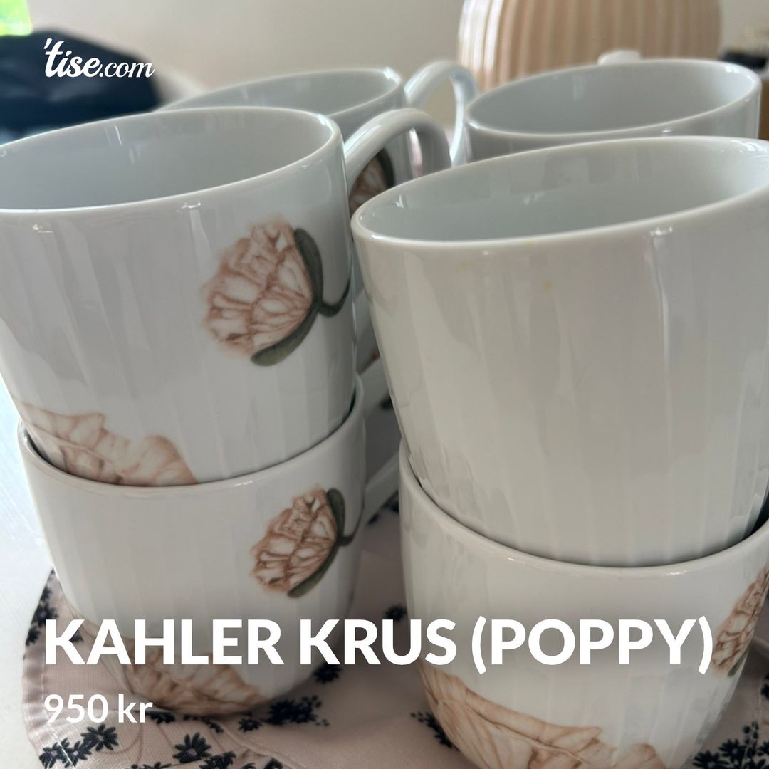 Kahler krus (poppy)