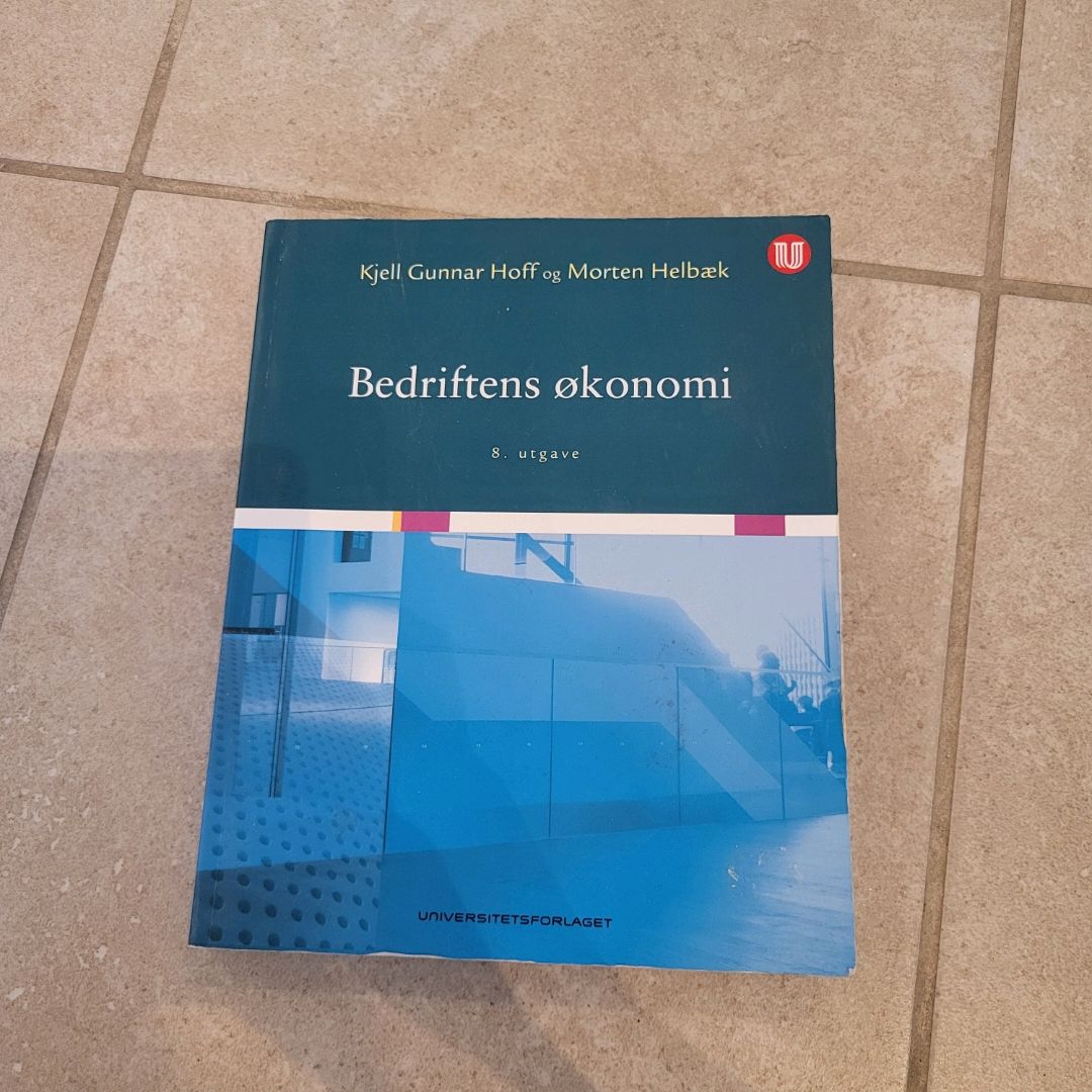 Bedriftens Økonomi