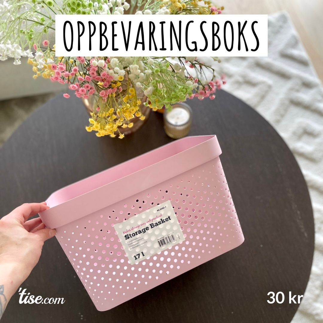 Oppbevaringsboks