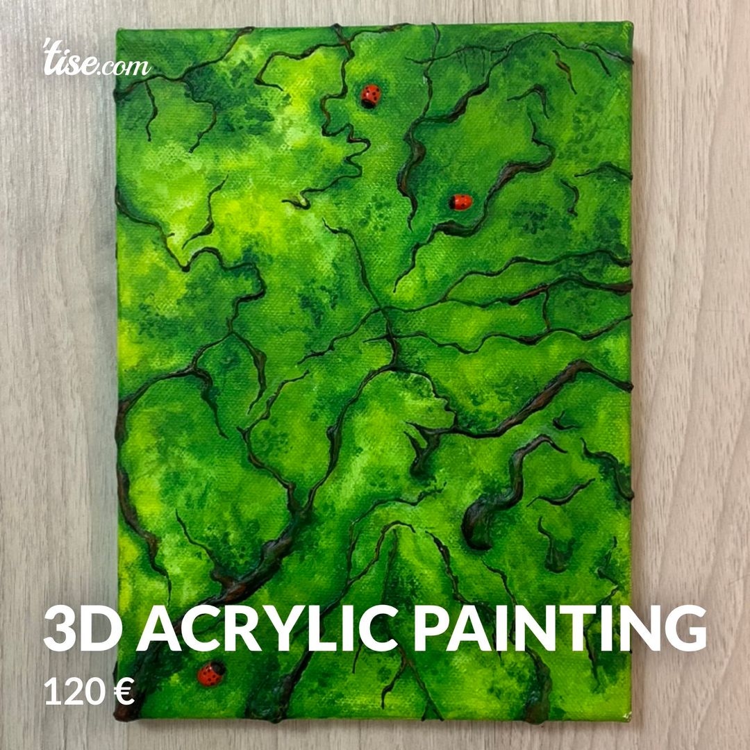 3D acrylic painting