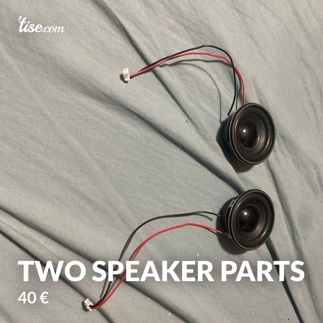 Two speaker parts