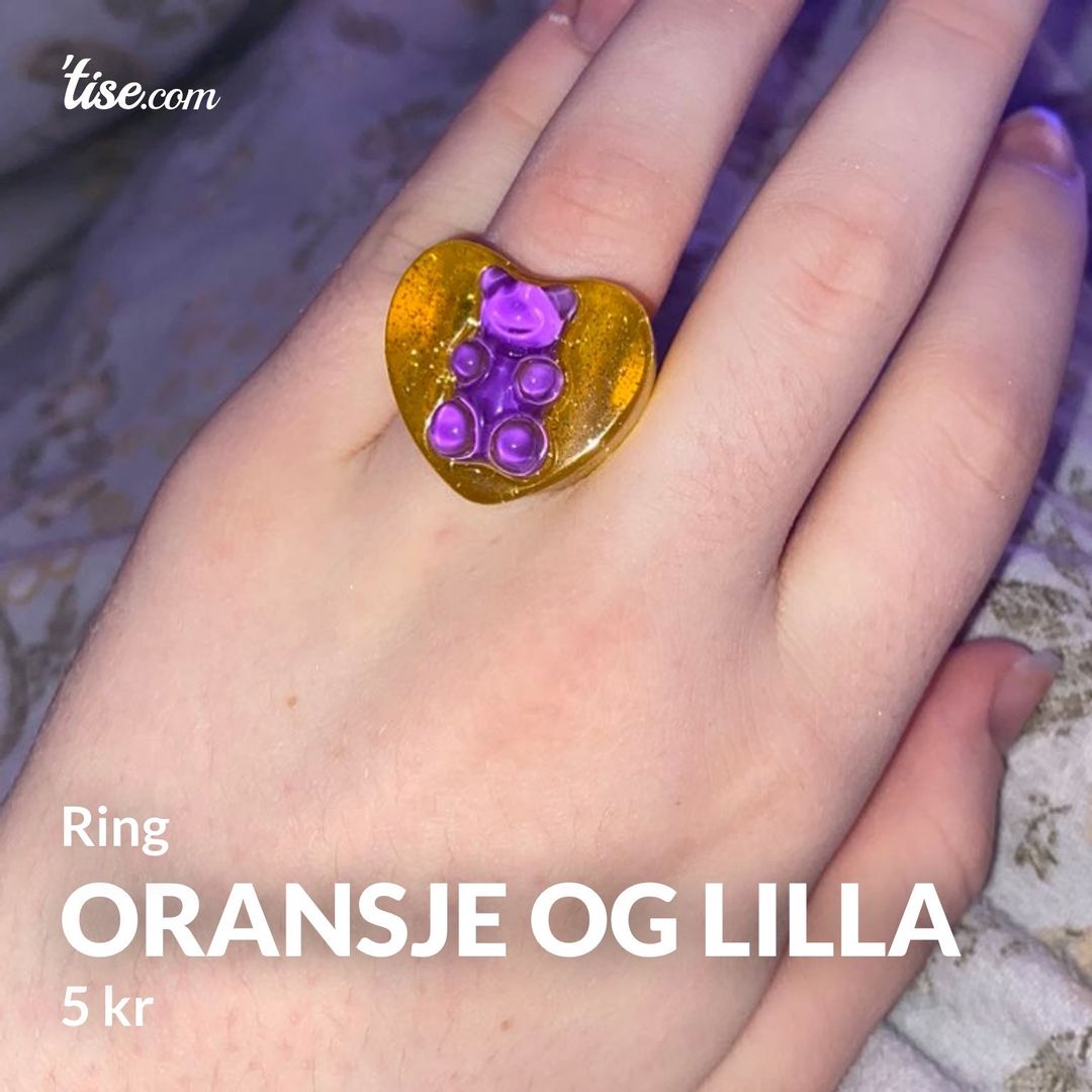 Oransje og lilla