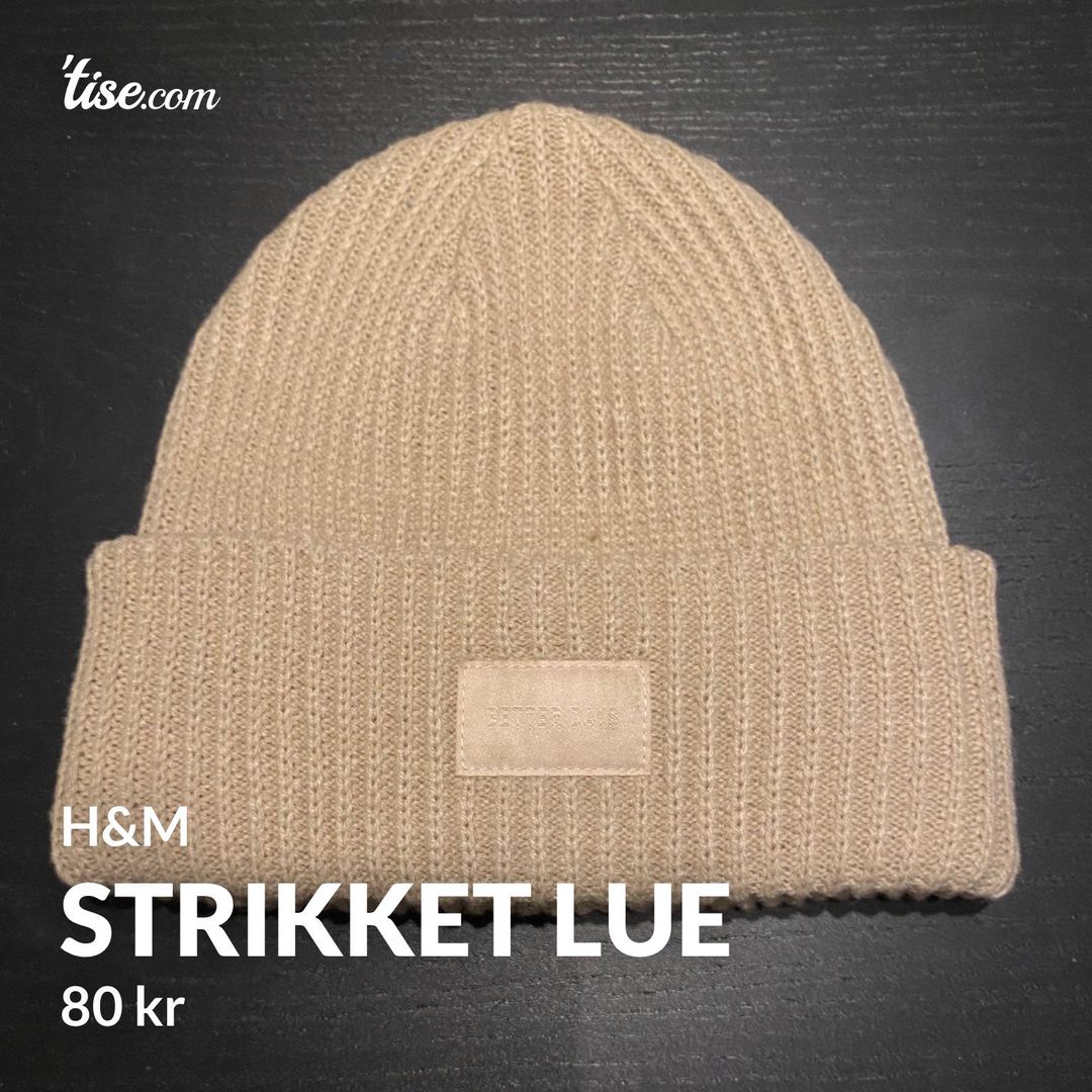 Strikket lue