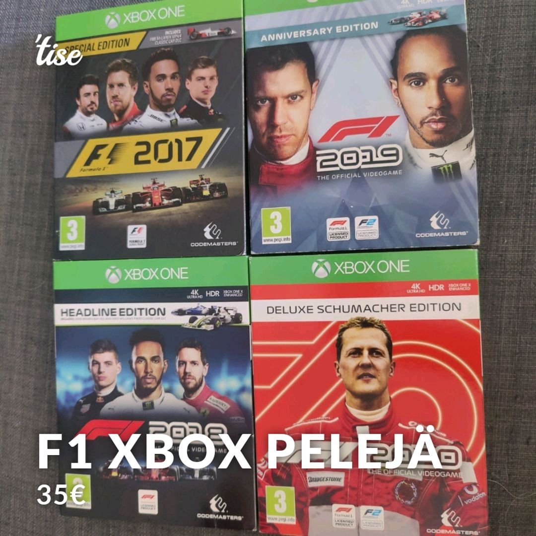 F1 Xbox Pelejä