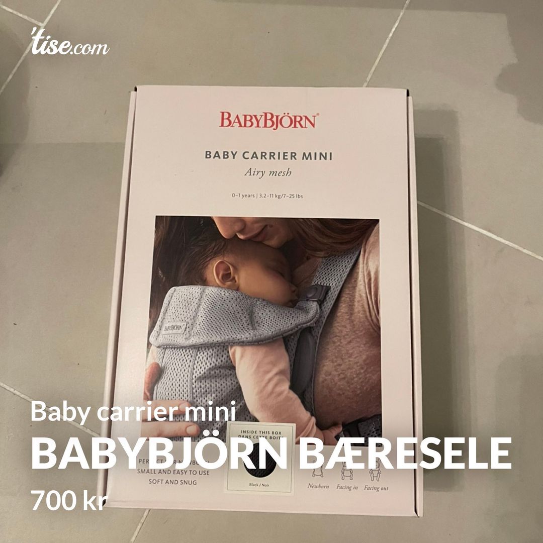 Babybjörn bæresele