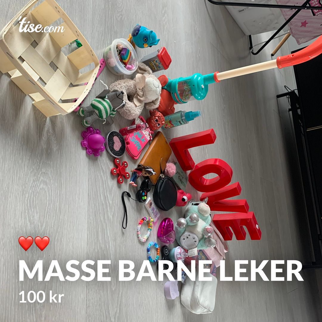 Masse barne leker