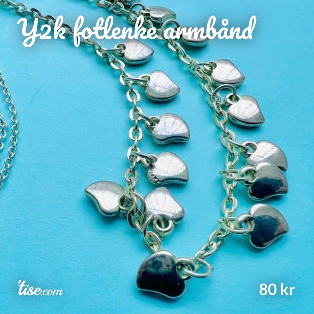 Y2k fotlenke armbånd