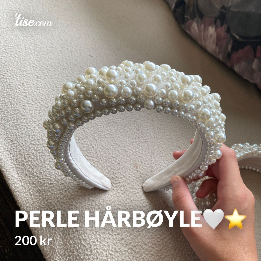 Perle hårbøyle🤍⭐️