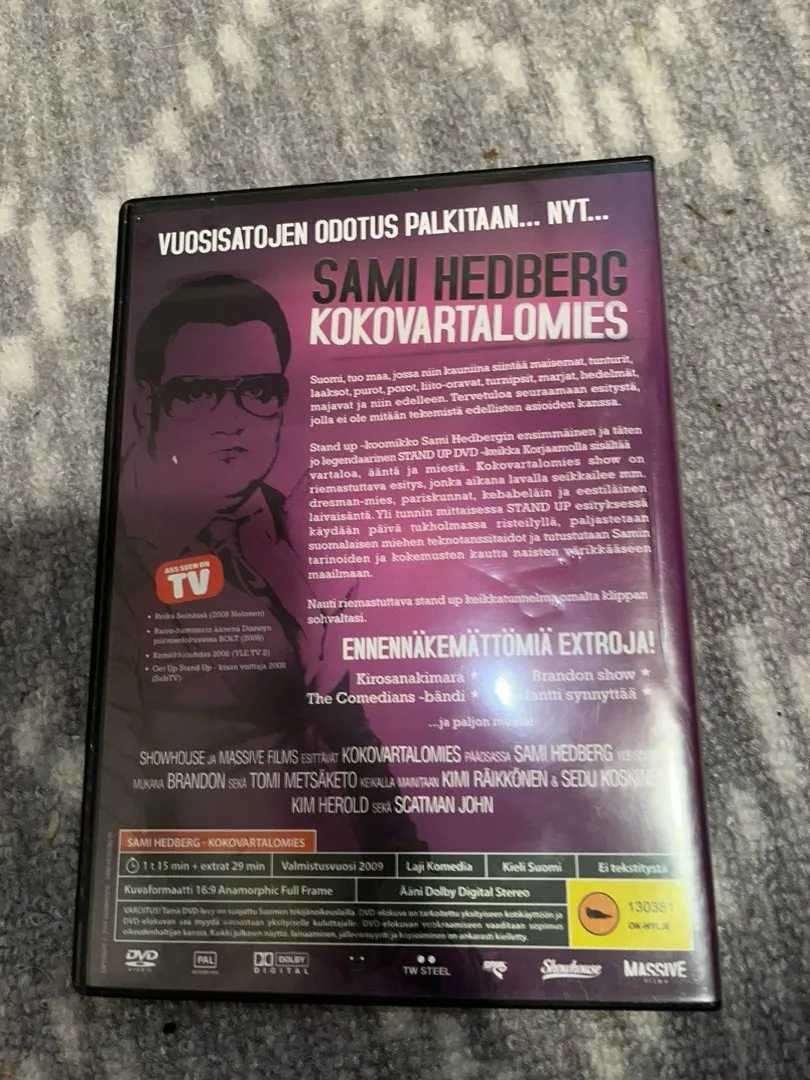 Sami Hedberg dvd