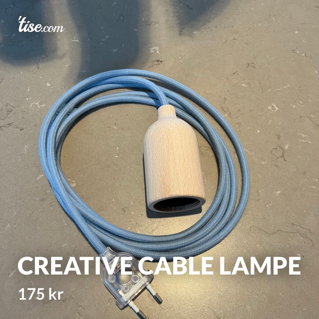 Creative cable lampe