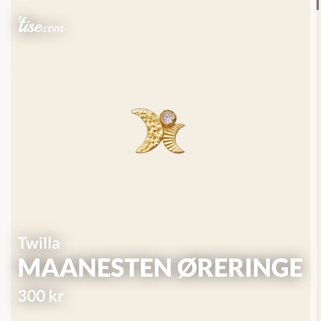 Maanesten øreringe