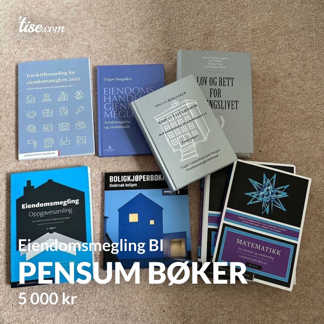 Pensum bøker