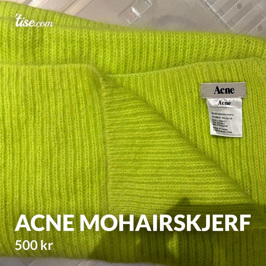 Acne mohairskjerf