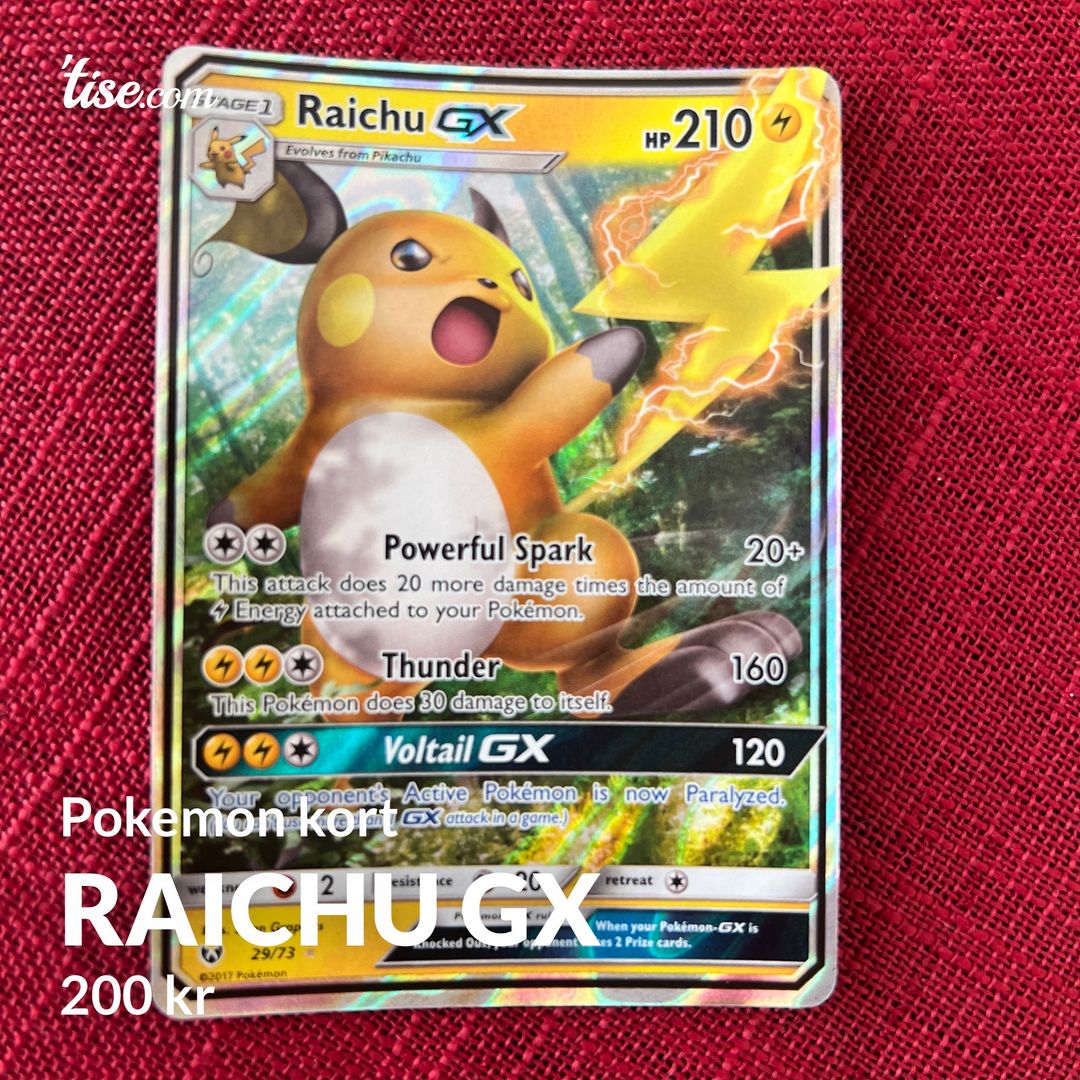 Raichu GX