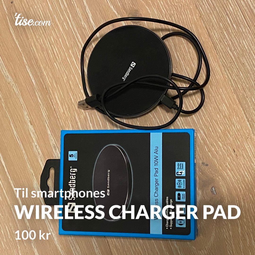 Wireless charger pad