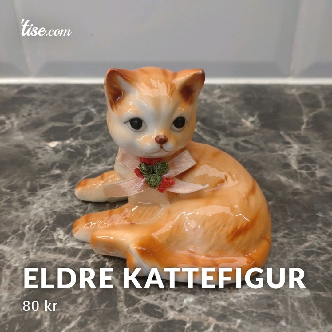 Eldre Kattefigur