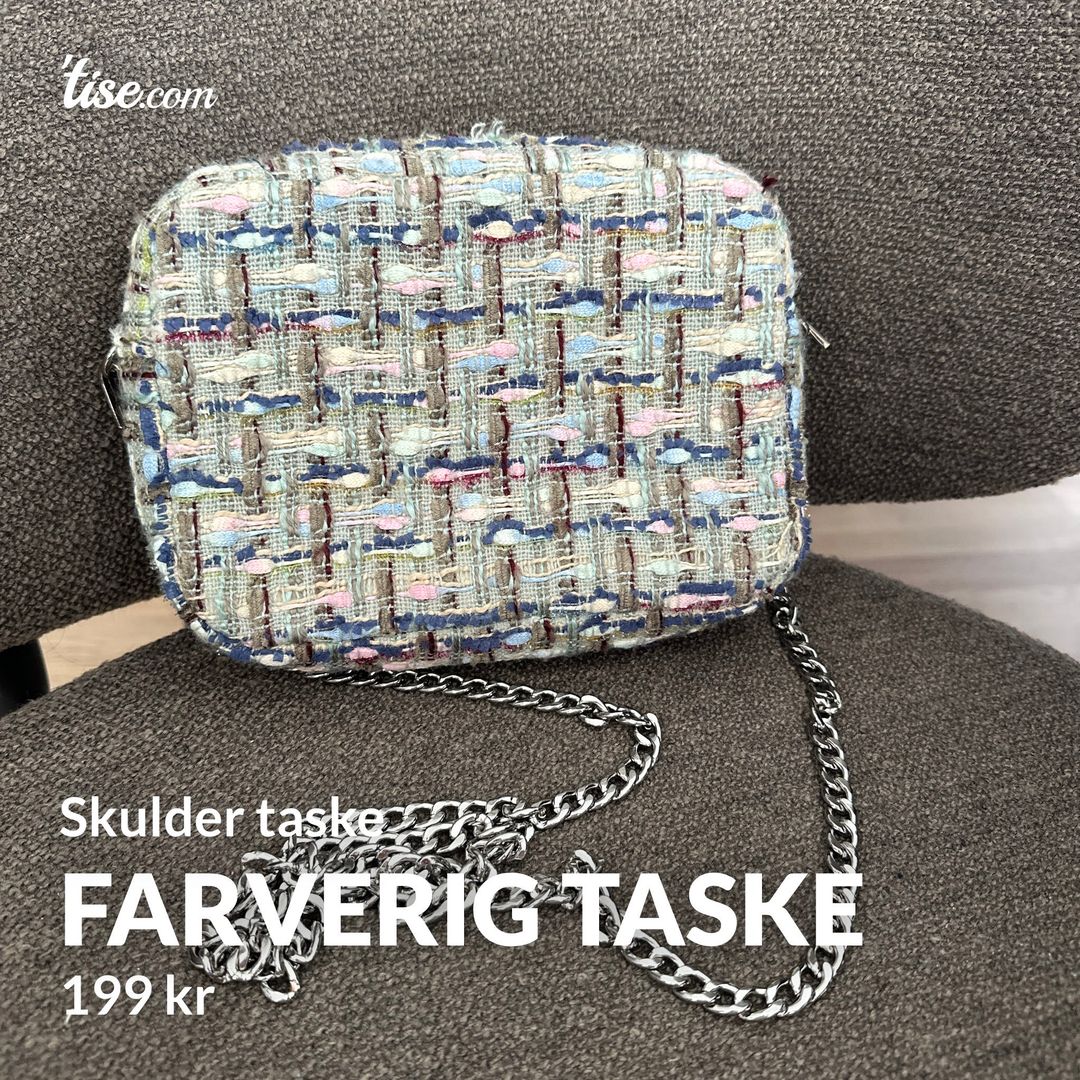 Farverig taske