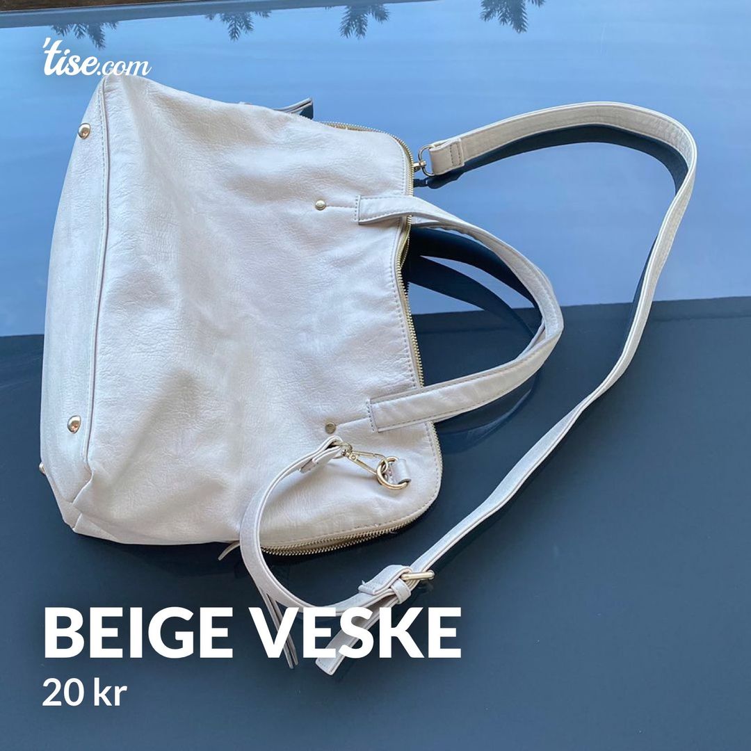 Beige veske