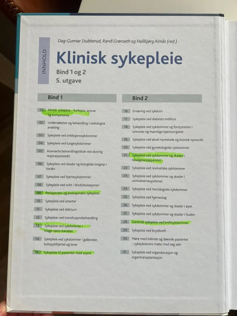 Klinisk sykepleie 2