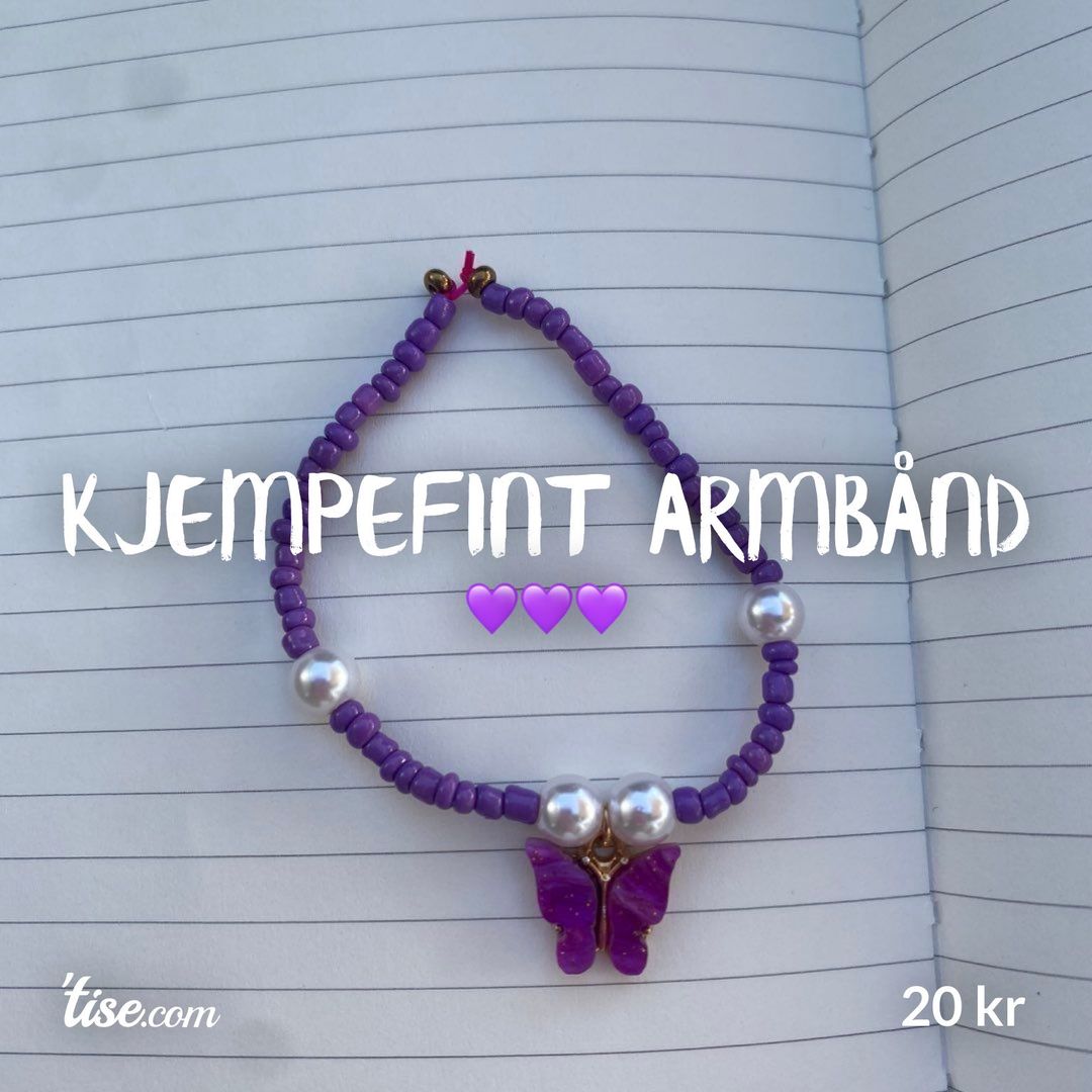 Kjempefint armbånd