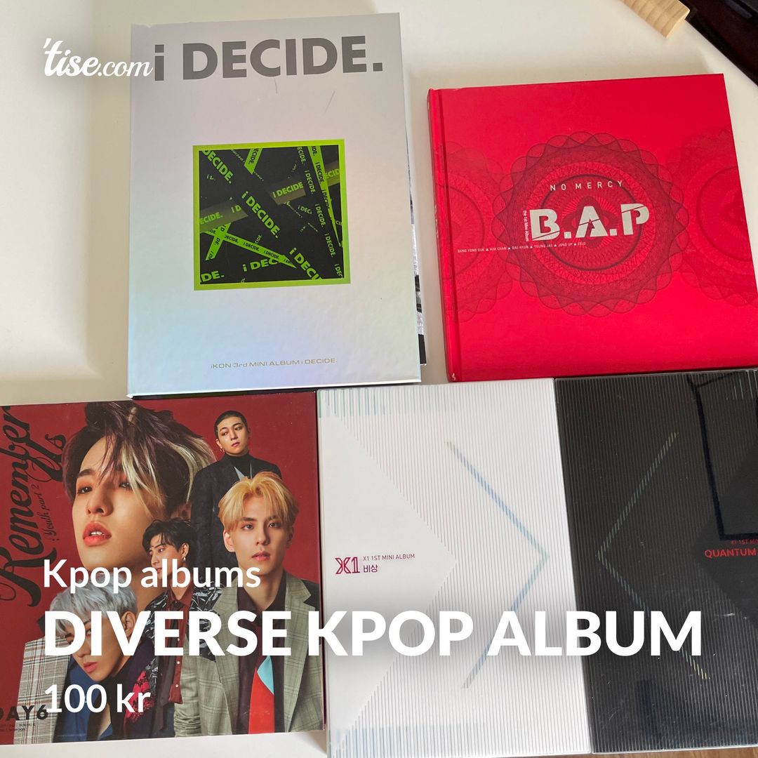 Diverse kpop album