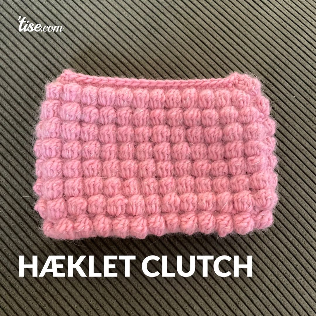 Hæklet clutch