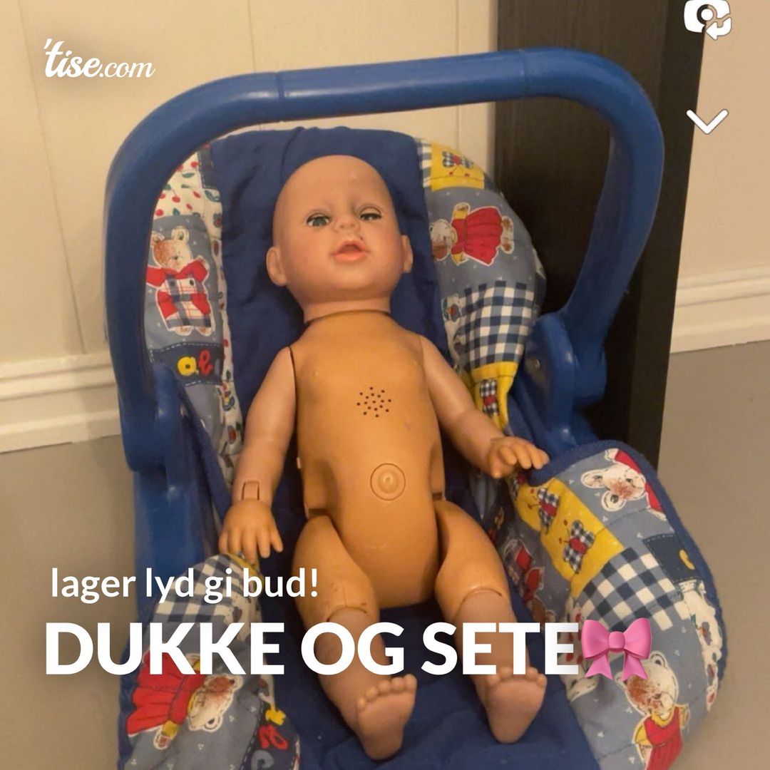 Dukke og sete🎀