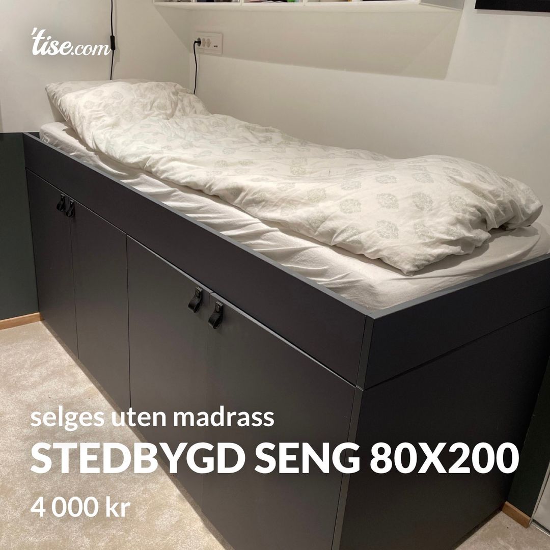 Stedbygd seng 80x200