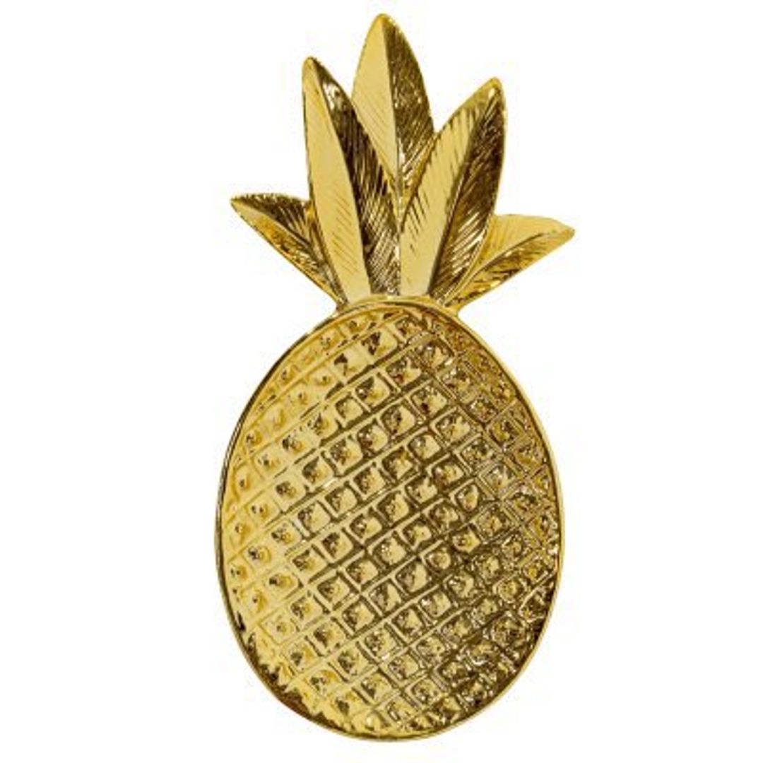 6 Ananas dekorfat