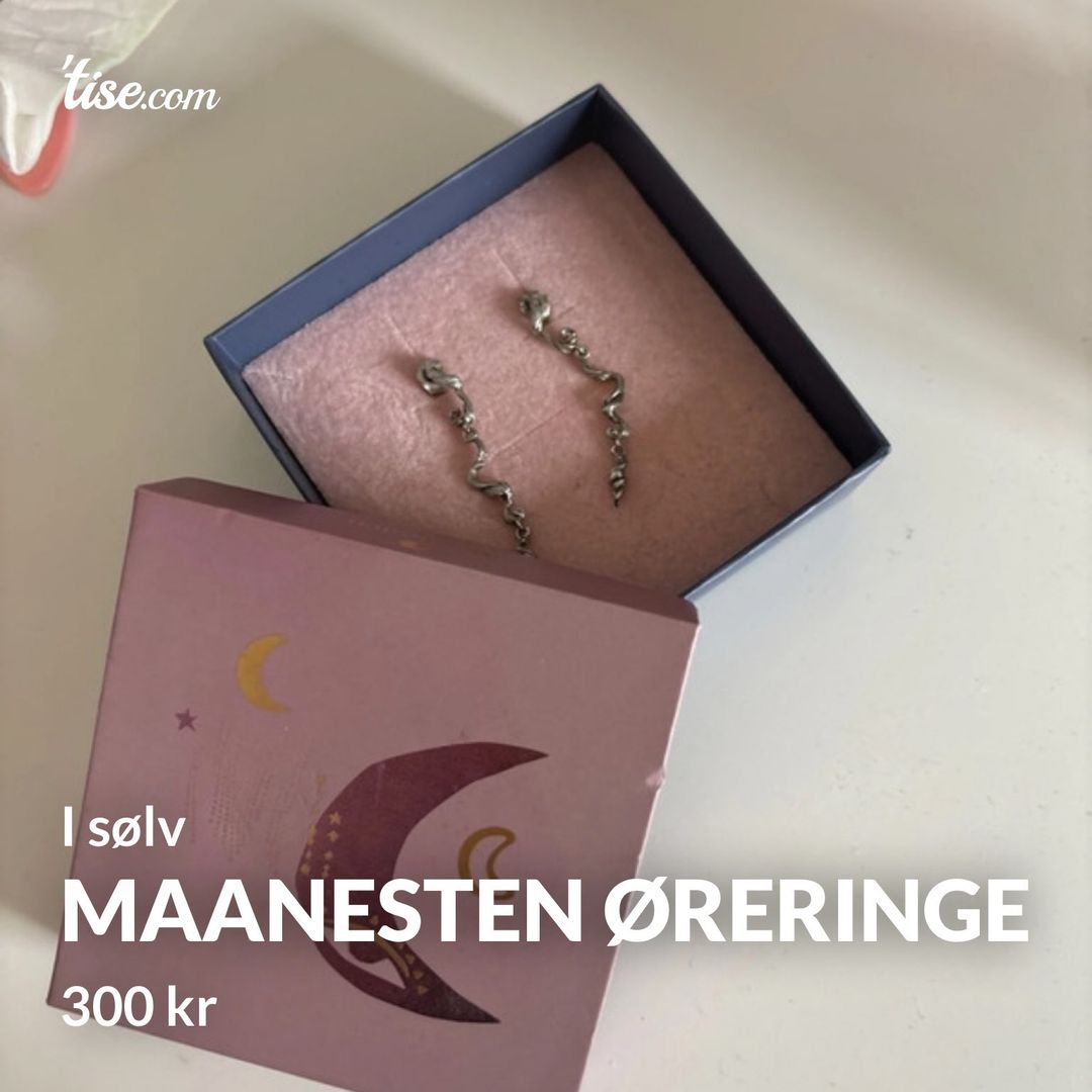 Maanesten øreringe