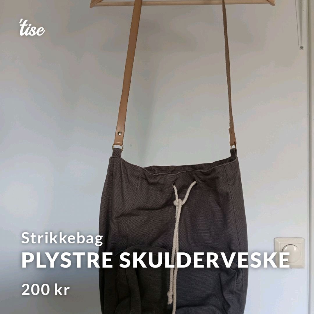 Plystre Skulderveske