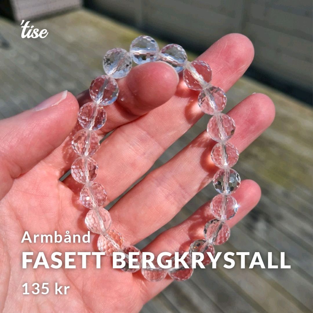 Fasett Bergkrystall