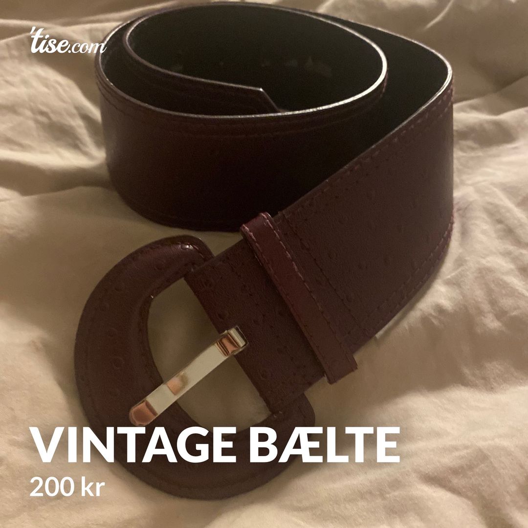 Vintage bælte