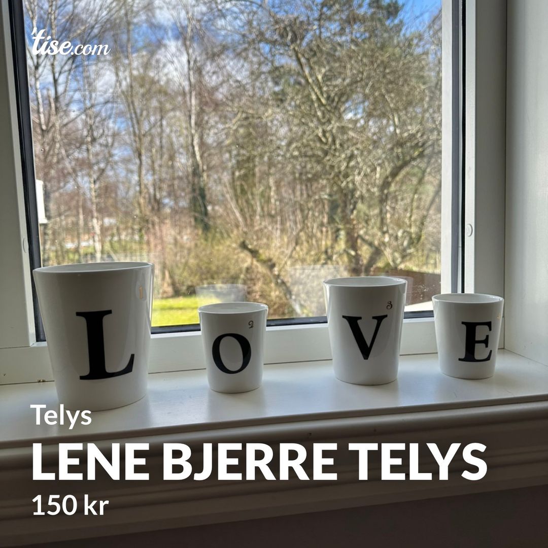 Lene Bjerre telys