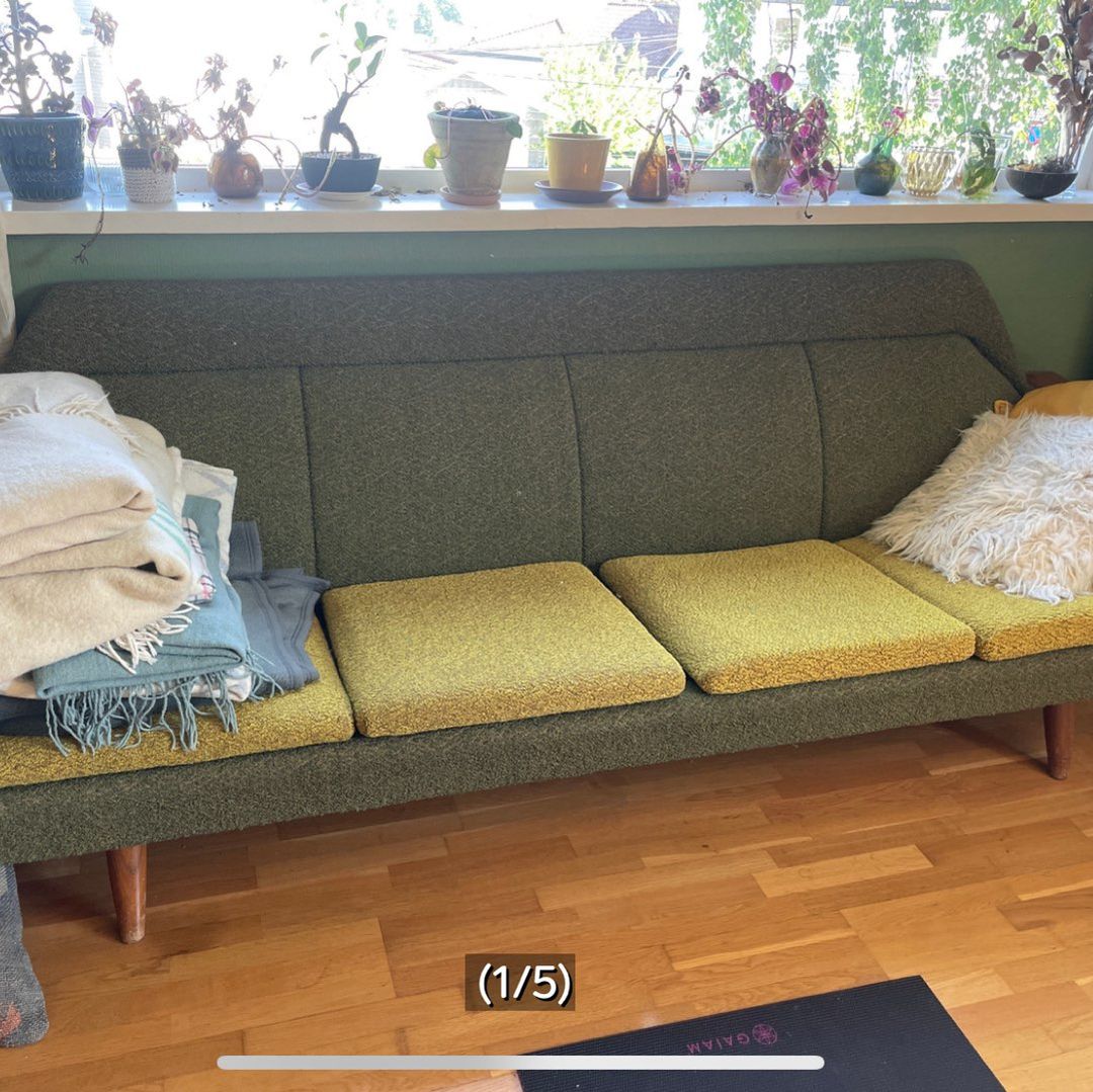 Retro sofa (4-seter)