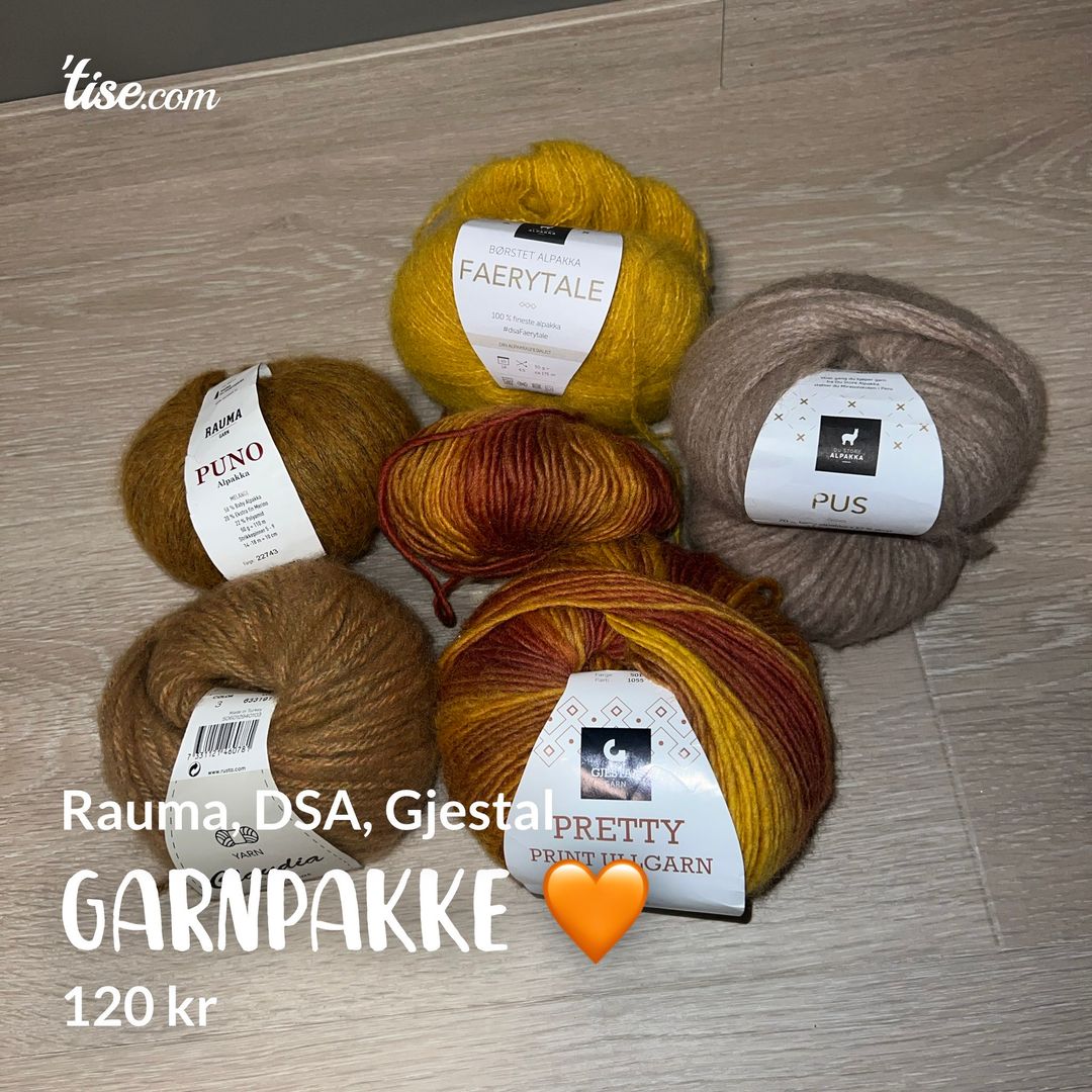 Garnpakke 🧡