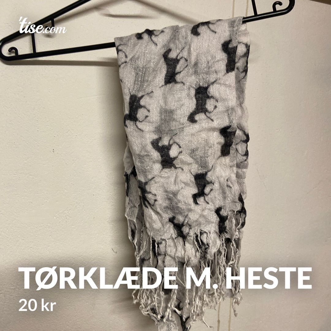 Tørklæde m. Heste