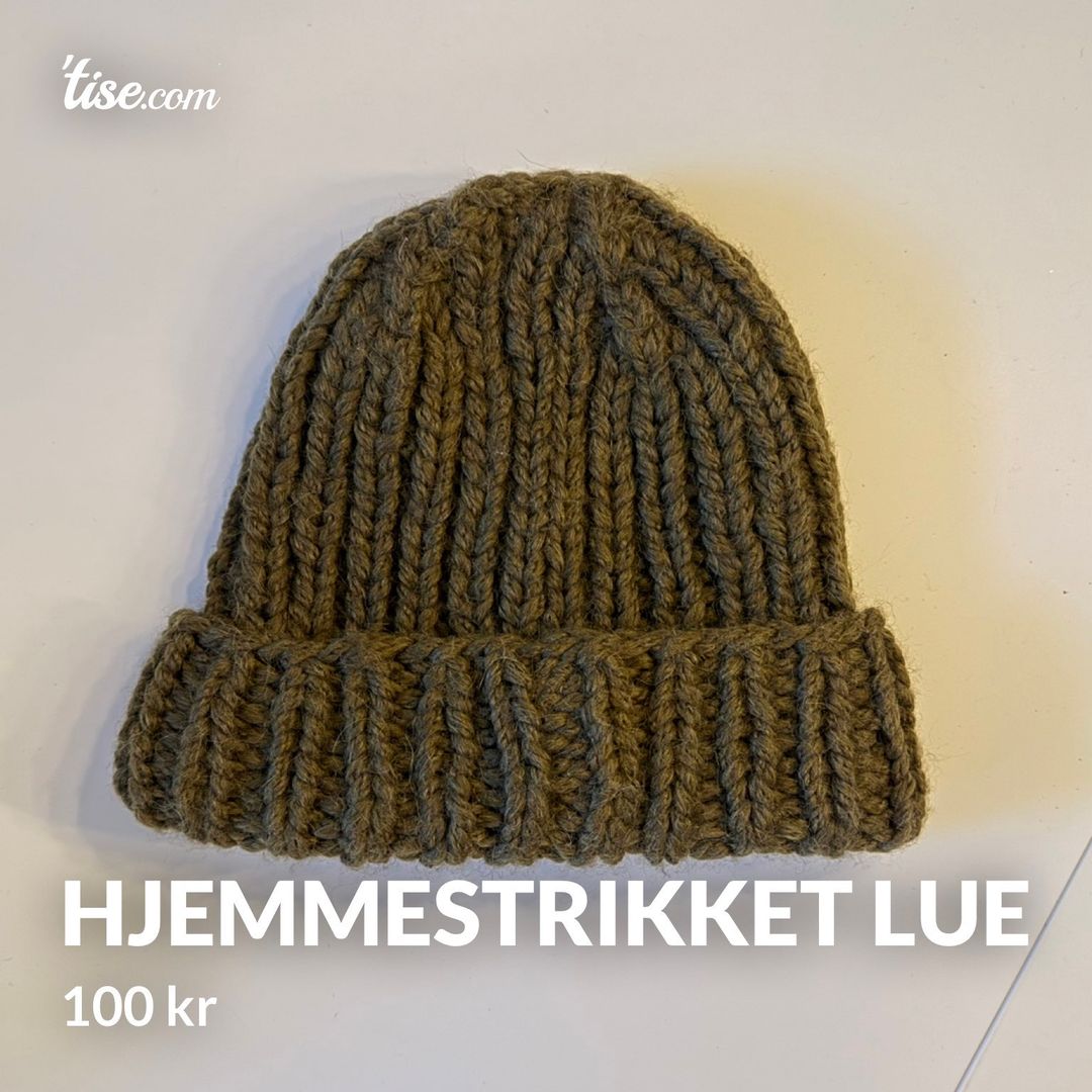 Hjemmestrikket lue