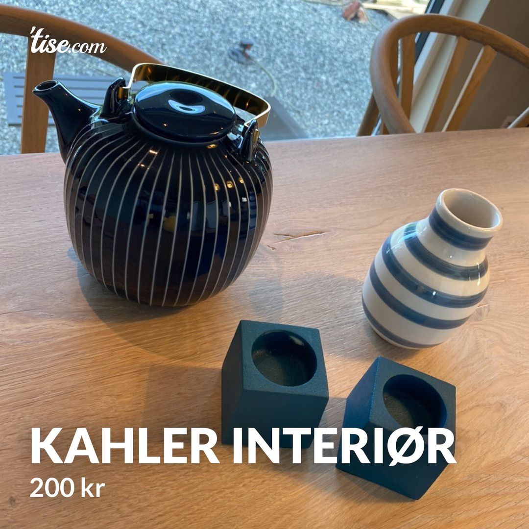 Kahler interiør