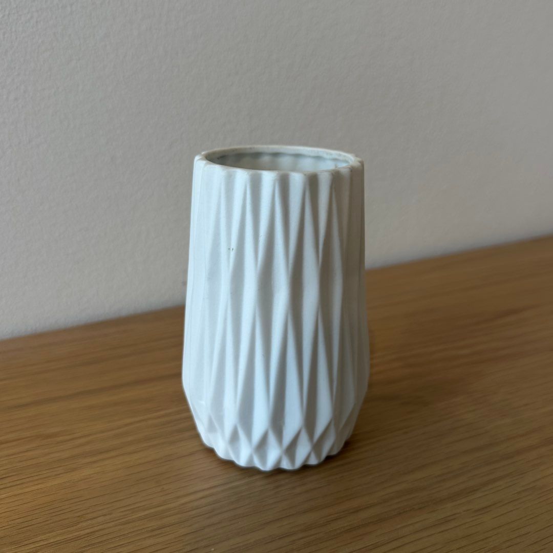 Hvid vase