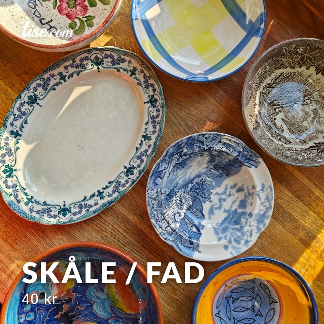 Skåle / Fad