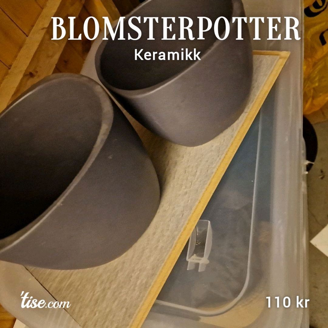 Blomsterpotter