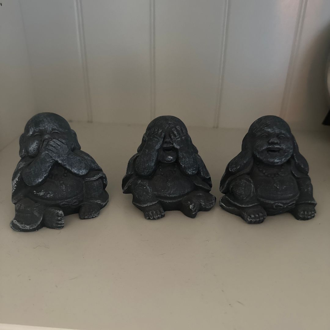 3 små buddah