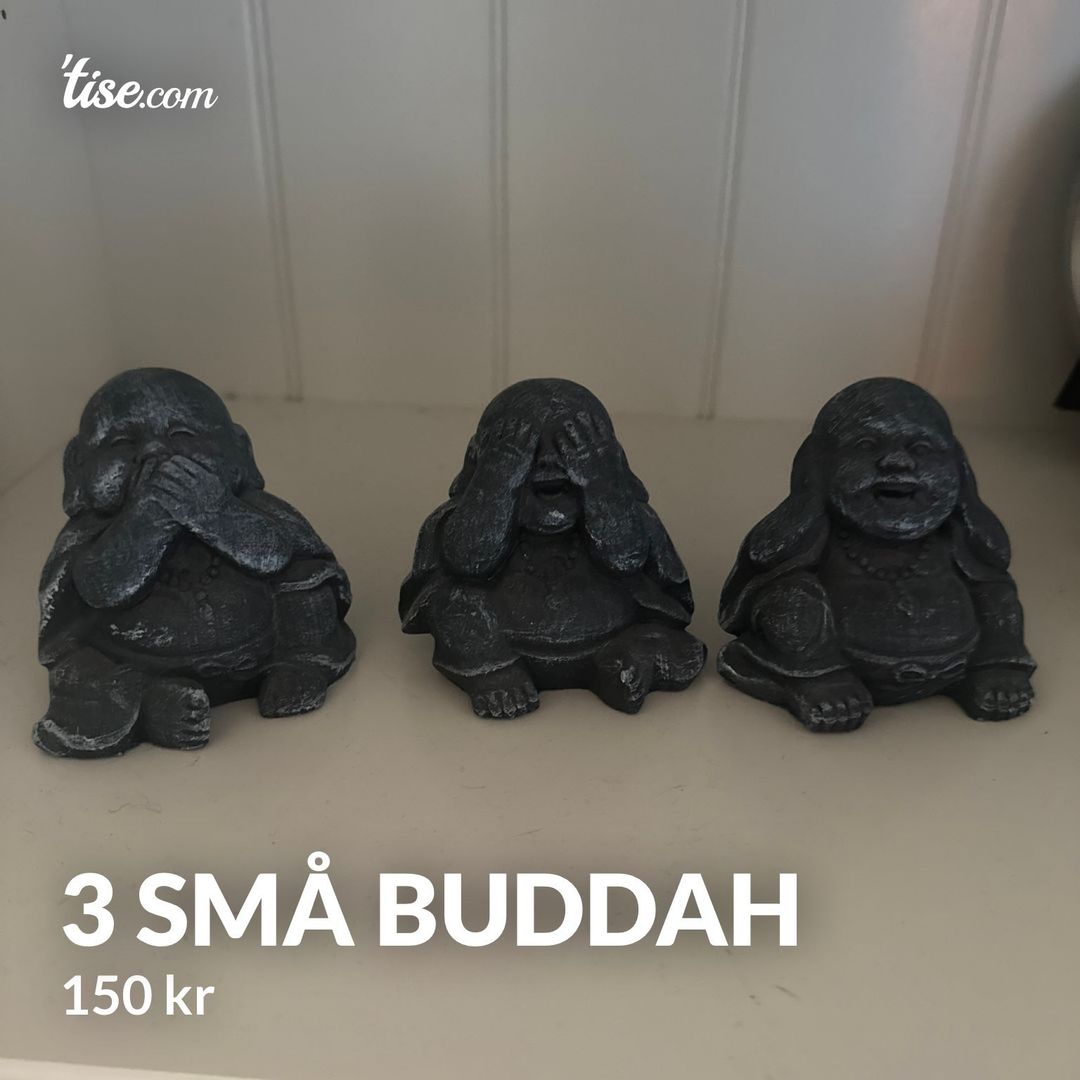 3 små buddah