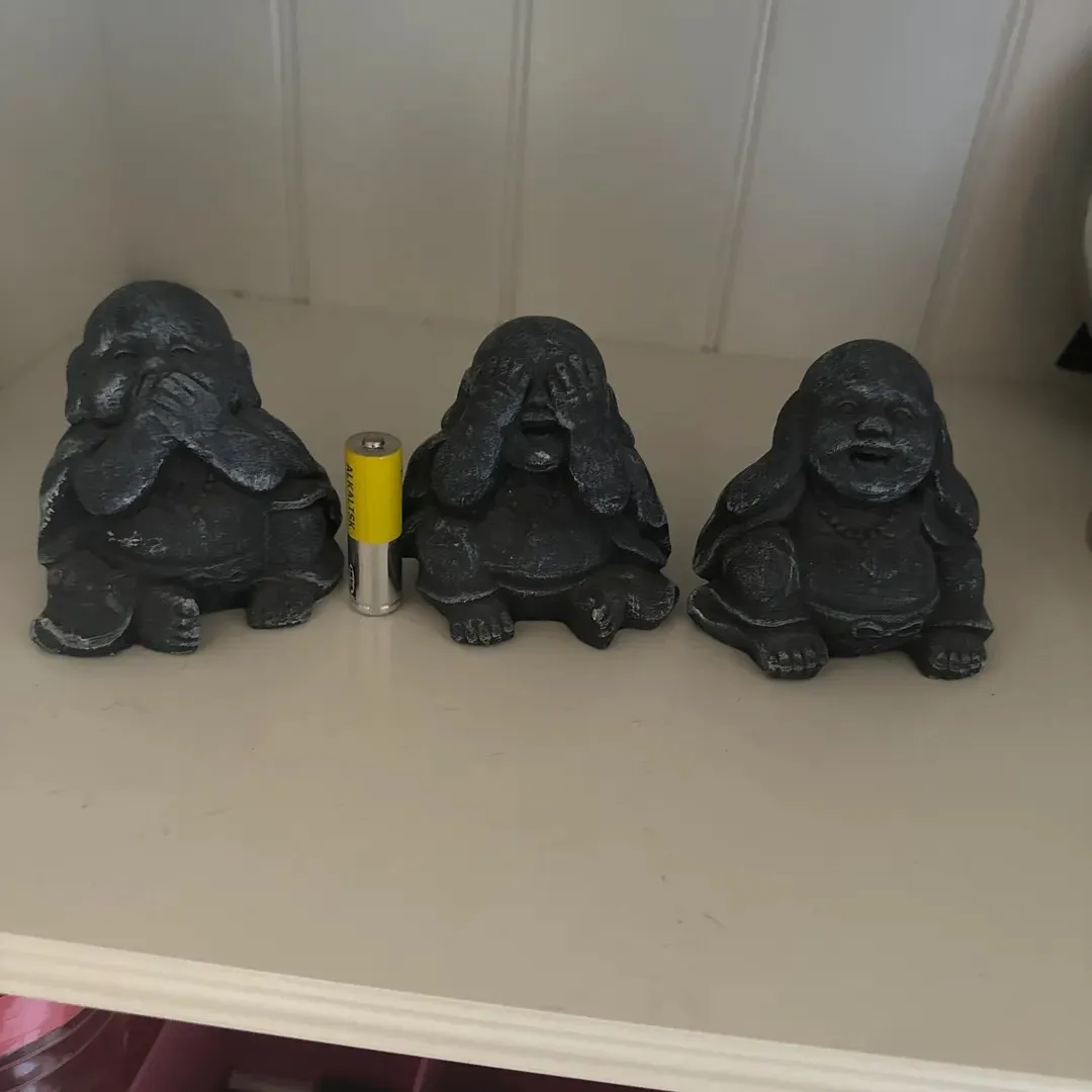 3 små buddah