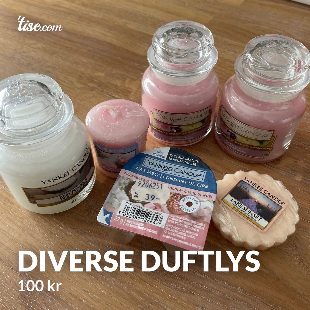 Diverse duftlys