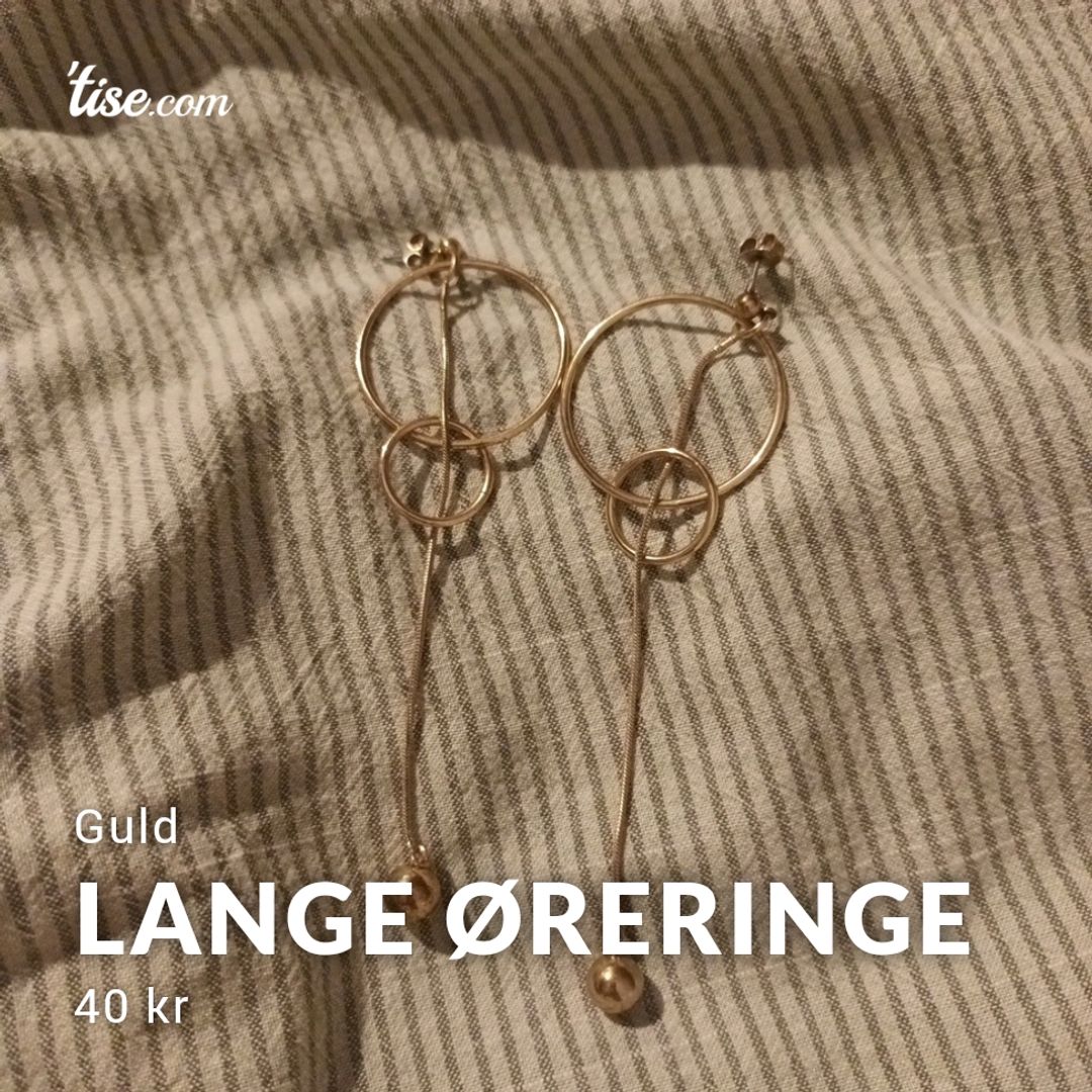 Lange Øreringe