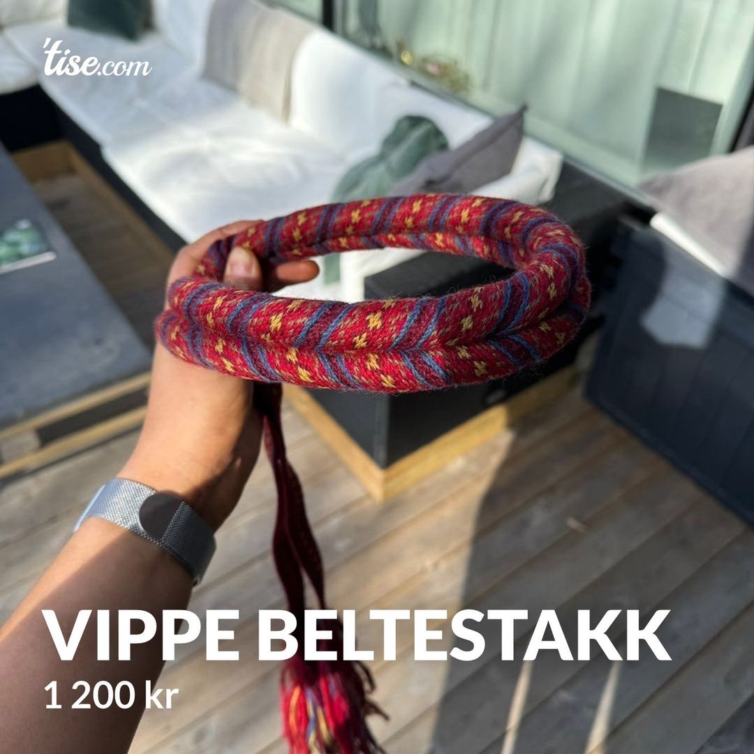 Vippe beltestakk