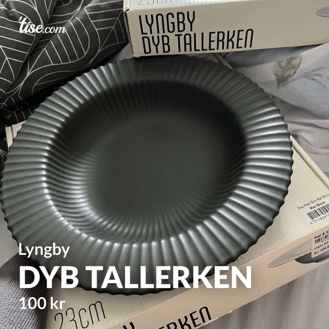 Dyb tallerken